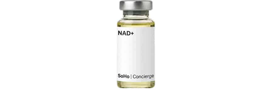 Vial labeled NAD+ from SoHo Concierge