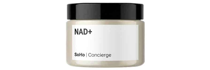 Jar of NAD+ skincare product